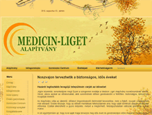 Tablet Screenshot of medicinliget.hu